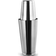 Coqueteleira 27cm Profissional Boston Copos 800ml E 500ml